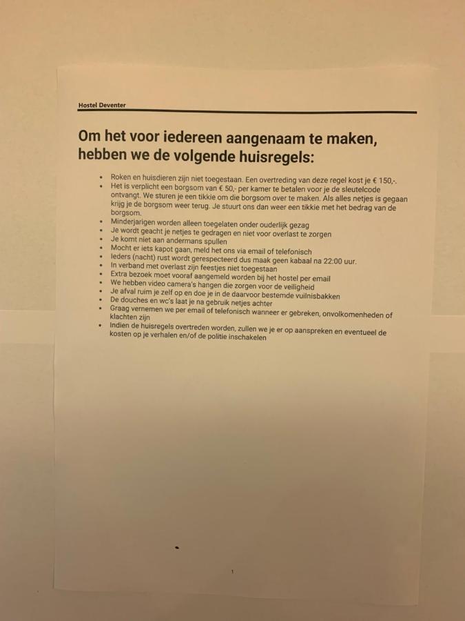 Kleinschalig Hostel In Deventer, Hartje Stad, Aan De Ijssel, エクステリア 写真